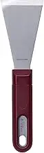 ALLEX Japanese Paint Scraper Tool 2.3" Straight, Heavy Duty Full Tang, Sharp Japanese Stainless Steel Blade, Professional Scraper Knife for Paint, Metal, Carbide, Rust, Made in JAPAN