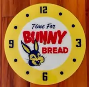 14-3/8" Bunny Bread Round Replacement Clock Face for Pam Clock FREE SHIP