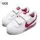 Nike 童鞋 Cortez Basic SL TDV 阿甘鞋 經典 小童 魔鬼氈 親子鞋 白 紅 904769-101