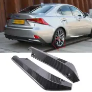Carbon Fiber Rear Bumper Fin Diffuser Splitter Canard For Lexus IS ES GS RC