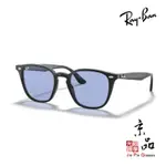 RAYBAN RB4258F 601/80 黑框/藍灰片 雷朋太陽眼鏡 陸遜梯卡台灣公司貨 JPG京品眼鏡 4258