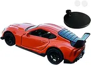 JWQFBC Car Model, Car Accessories 1:64, Home Office Desktop Vehicle, Turn and Follow, Car Dashboard Decoration, Orange
