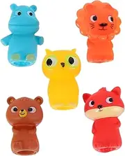 Educational Boys and Girls Animal Finger Puppets 5pcs Mini Animal Hand Puppets Set Safe Materials for Halloween Role-Playing Games