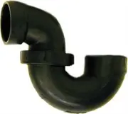 Charlotte ABS00708P0600 ABS P-Trap 1-1/2 x 1-1/2 Hub Dia. in. with Union