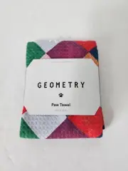 New Geometry 18"x18" PAW Towel - Holiday Harlequin Colorful
