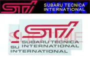 SUBARU FORESTER WRX STI PINK Letter Mark Sticker Decal 2pcs 7×12.5cm OEM SF5 SF9