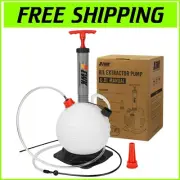 Lightweight Fluid Extractor Pump with 59" Transparent Hose for Easy Handling