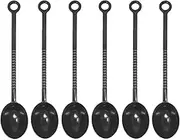 Honbay 24PCS Plastic Long Handle 10g Coffee Measuring Spoon Scoop for Coffee Bean Tea Sugar Milk Powder or Liquid Seasoning