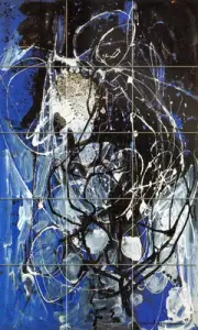 Art Abstract Mural Ceramic Backsplash Bath Decor Tile #1637