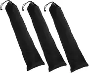 Toyvian 3pcs Tent Stakes Bag: Tent Pole Bag Trekking Poles Carrying Case Portable Canopy Stick Storage Camping Accessory for Camping Hiking