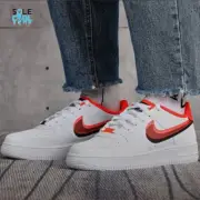 Nike Air Force LV8 (GS) White Bright Crimson Black CW1574-101