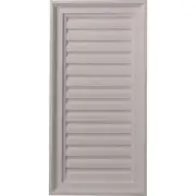 Ekena Millwork Gable Louver Vent 15" x 30" Rectangular Polyurethane Paintable