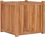 Raised Garden Bed, Elevated Planter Box Plant Container 50x50x50 cm Solid Teak Wood