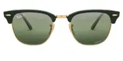 Ray-Ban RB3016/S Clubmaster Polarized 1368G4 Men's Sunglasses Green Size 49
