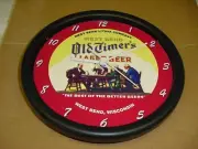 Old Timer's Beer Wall Clock -