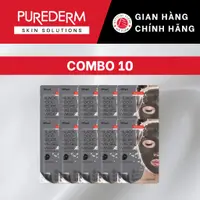 在飛比找蝦皮購物優惠-[COMBO 10] Purederm 活性炭凝膠面膜深層提