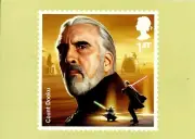 STAR WARS, COUNT DOOKU, ORIGINAL ROYAL MAIL POSTCARD, YEAR 2019