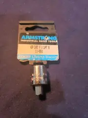 Armstrong 11-951 3/8" Dr Adapter To 1/4" Male Chrome Socket Ratchet Adaptor USA