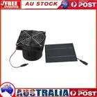 Solar Powered Exhaust Fan 50W Solar Panel With High Speed Exhaust Fan Vent Fan