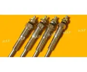 Glow Plug 4 piece set for Isuzu Elf 4JG2 3100cc KC-NKR69CAE EA EAV 8-97043744