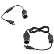 5V 2A USB Male type A To 12V Cigarette Lighter Female Socket charger cable