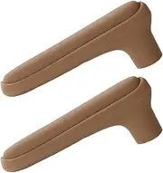 Silicone Door Handle Cover, 2X Door Handle Protectors, Silicone Anti-Collision Sleeve for Bedroom Bathroom Study Room Kids Safety