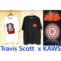 在飛比找蝦皮購物優惠-BLACK全新Travis Scott x KAWS經典BA