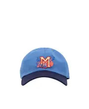 Marni Logo Embroidered Baseball Cap S Blue