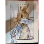 （全新）奇哥彼得兔嬰兒毛毯帽帶毯禮盒-藍色 (80X100CM)