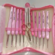 Tulip ETIMO Rose Grip crochet set TER-001 Hobby Stationary Handicraft Tool Case