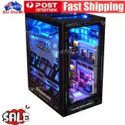Funny Wooden 3D Book Nook Shelf Diy Miniature Led Halloween Book Nook Kits↯