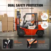 Universal Fold Down Forklift Seat with Adjustable Back Micro Switch and