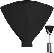 Patio Heater Covers - Black Heater Top Cover with Storage Bag,Garden Furniture Protector, Outdoor Heating Accessories for Garden and Patio