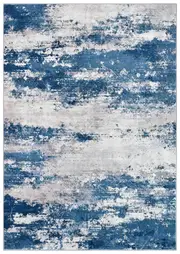 Novaro Jade Mist Modern Soft & Machine Washable in Blue Rug