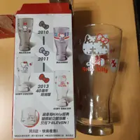 在飛比找蝦皮購物優惠-40週年 三麗鷗 凱蒂貓 拼圖紀念杯 玻璃杯 擺設 收藏 有