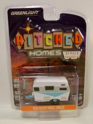 1959 '59 SIESTA TRAVEL TRAILER HITCHED HOMES R14 GREENLIGHT 2023