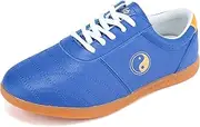 [CLSQLXYJZC] Taekwondo Sport Gym Shoes, Unisex Non-Slip Wear-Resistant Rubber Sole Boxing Karate Kung Fu Tai Chi Trainning Shoes, for Children Adults Martial Arts Shoes
