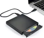 Blingco External CD DVD Drive, USB 2.0 Slim Protable External CD-RW Drive DVD...