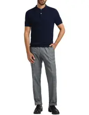 [Marcs] Willem Tailored Pant in Grey Check