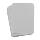 12 Pcs Iron on Patches 4"x3" Patches for Clothes, Jeans, Bags Light Gray