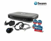 Swann 8 Channel DVR-5580 2TB HDD DVR Unit - 4K quality recorder