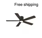 Home Decorators Collection SW19110MBK 52 inch Ceiling Fan with LED Light - Brown