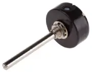 RS Pro P40 ROTARY WIREWOUND POTENTIOMETER 68x6.35mm Shaft 3W 1-Gang- 2kΩ Or 10kΩ