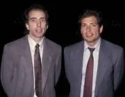 Jerry Zucker and David Zucker attend NATO-ShoWest Convention - 1989 Old Photo 3