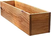 BCOATH Farmhouse Wood Planter Cedar Box Multi-Purpose Small Plant Pots Elegant and Delicate