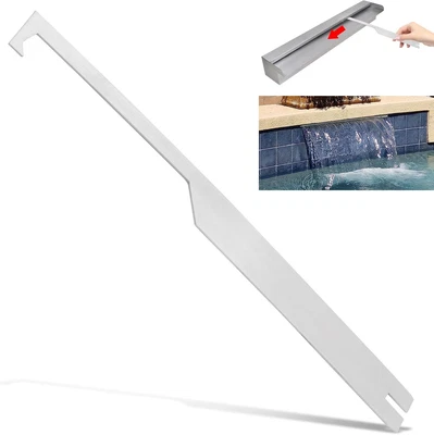 Waterfall Spillway Cleaning Tool Cleaning Debris That Blocks Water Flow in Pool