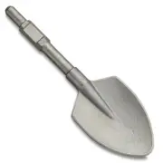 17.5" x 5" Clay Spade Scoop Shovel Bit 1-1/8 Hexagon Jack Hammer Chisel Bits