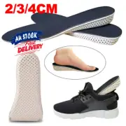 Insert Arch Heel Half Height Insoles Increase Cotton Support Shoe Memory Pa Tall