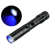 395nm UV LED Flashlight Portable Pen Light 3 Lighting Modes Mini Pen Flashlight Pocket Emergency Flashlight Small Torch