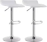 Bar Stools Set of 2, Modern Swivel Contemporary Barstools with Adjustable Height